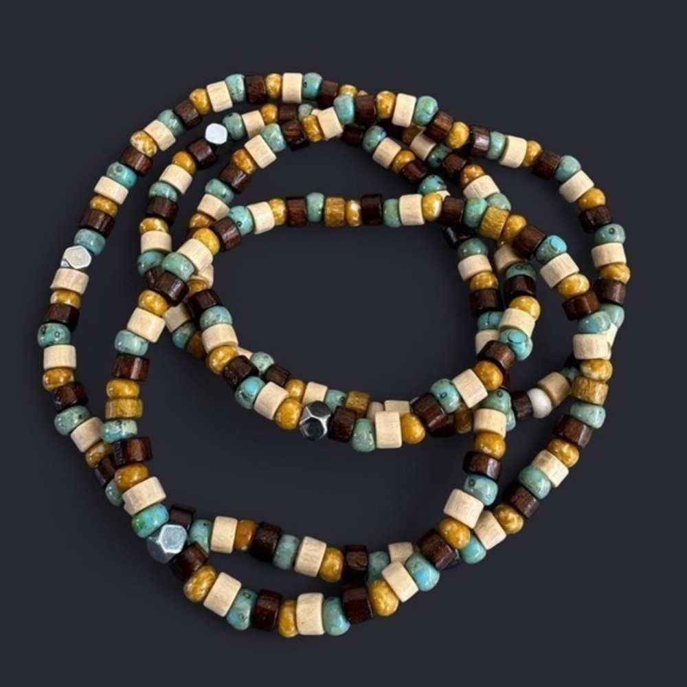 Rowan Boho Long Bead Necklace